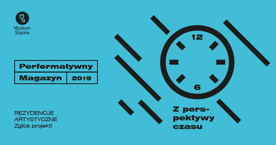 Plakat promujący projekt ,,Z perspektywy czasu''.