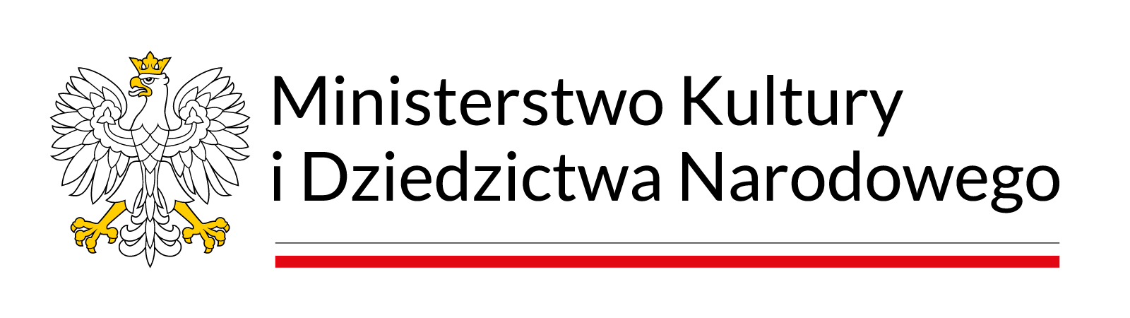 Logotyp Ministerstwa Kultury i Dziedzictwa Narodowego.