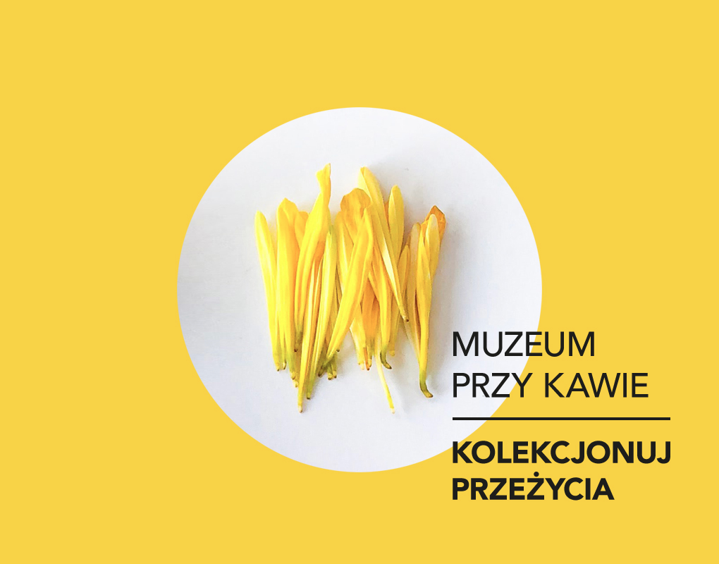 Plakat promujący ,,Muzeum przy kawie''.