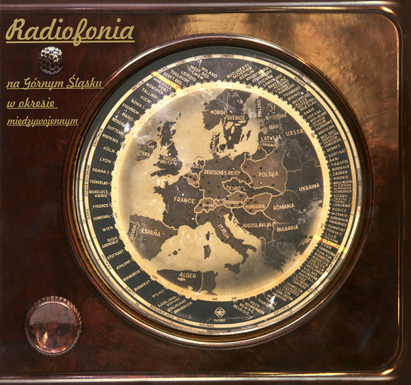 Grafika promująca wystawę ,,Radiofonia na Górnym Śląsku w okresie międzywojennym''.