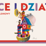 Grafika promująca Międzypokoleniowy Festiwal Literatury Dziecięcej - Ojce i Dziatki.