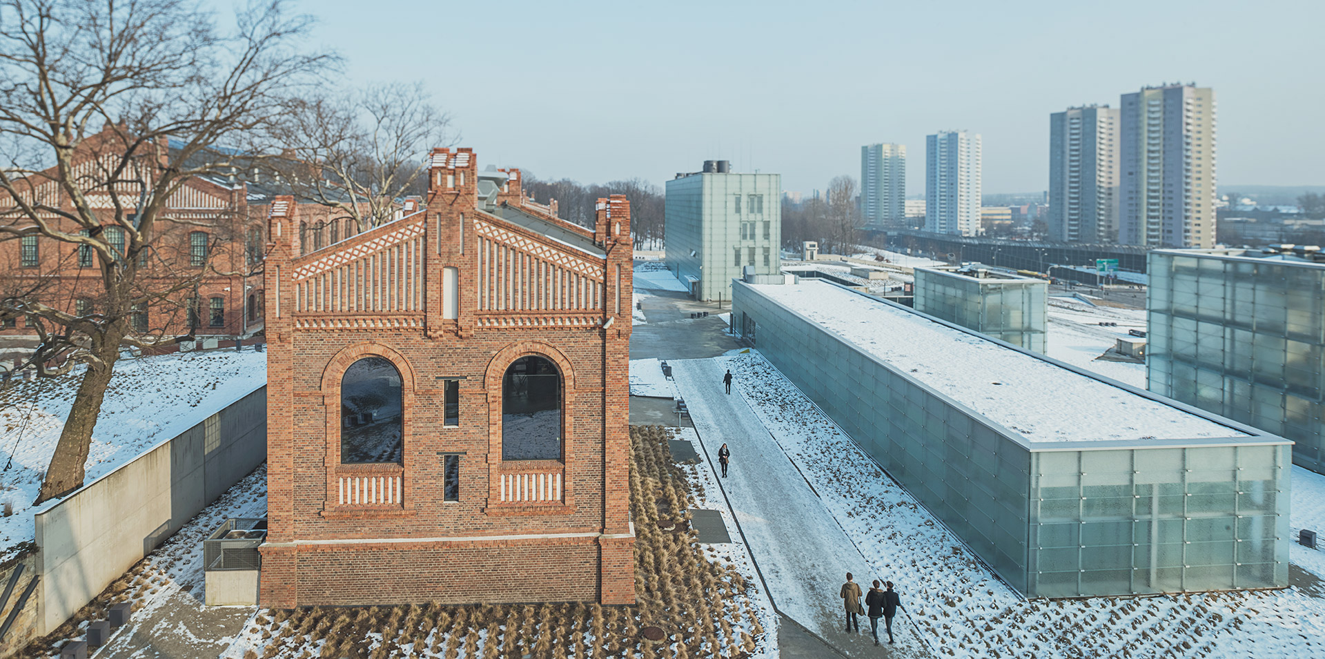 muzeum budynki zimą